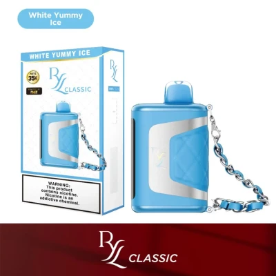 White Yummy Ice | RAZ RYL Classic 35000 Puffs Disposable Vape