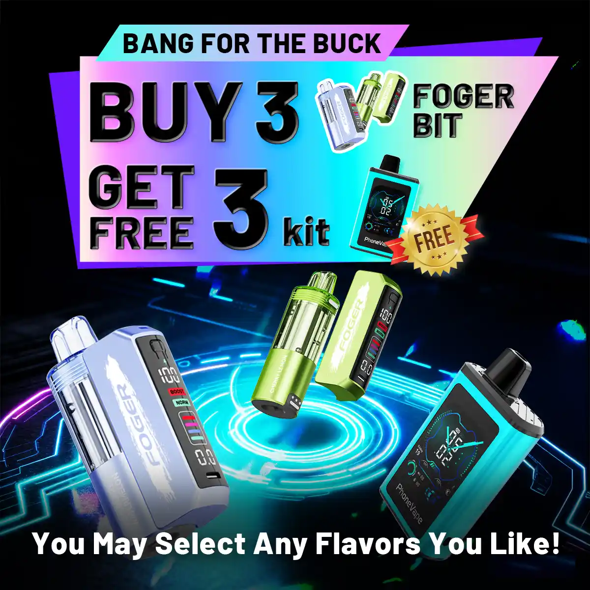 Foger Switch Pro 30K | Buy 3 Get 3 FREE