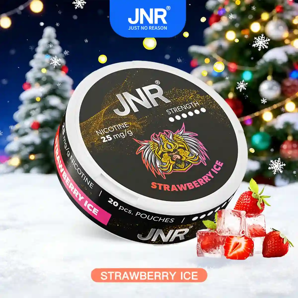 JNR Nicotine Pouches-Strawberry lce