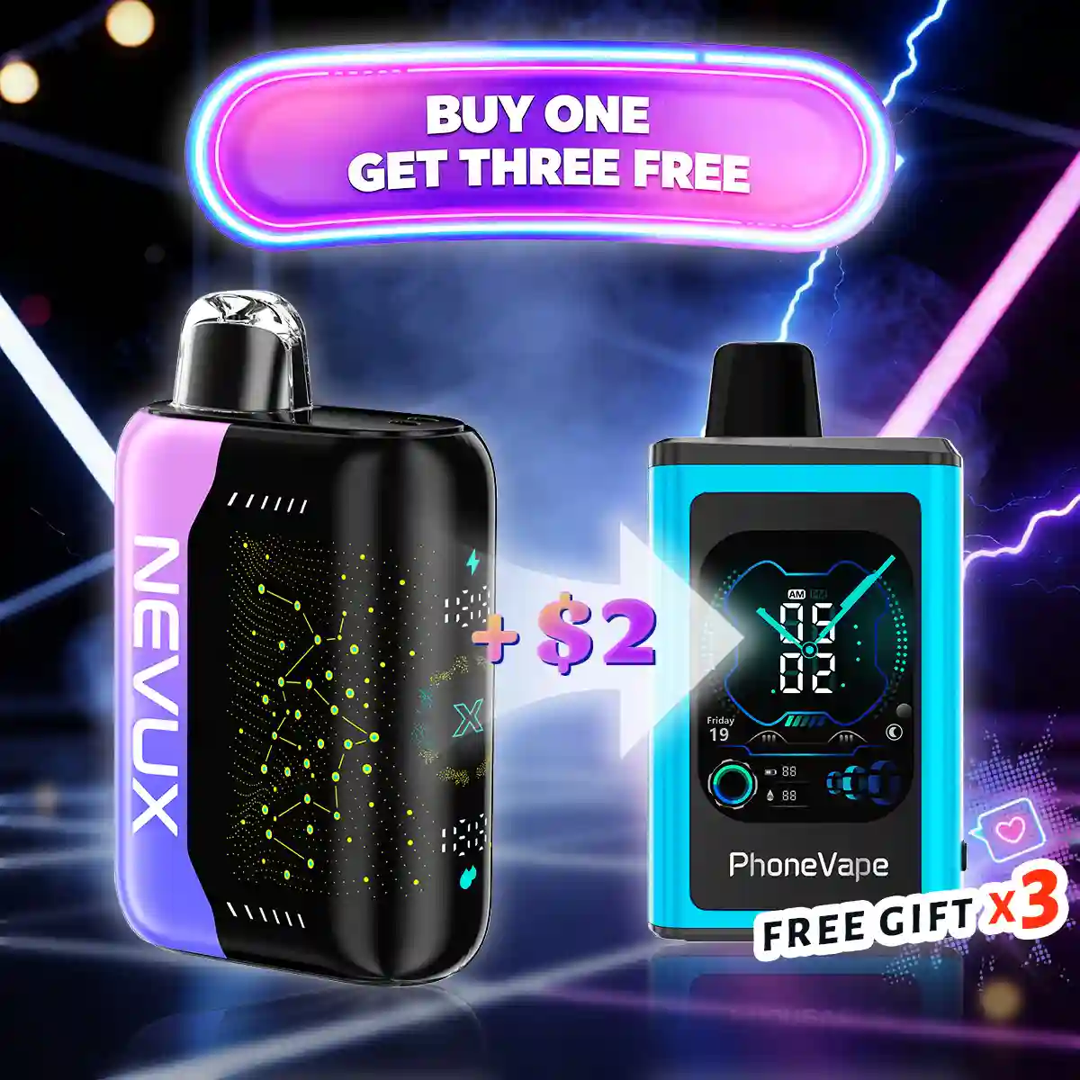 Nevux Pulse X 40K | Buy 1 Get 3 FREE