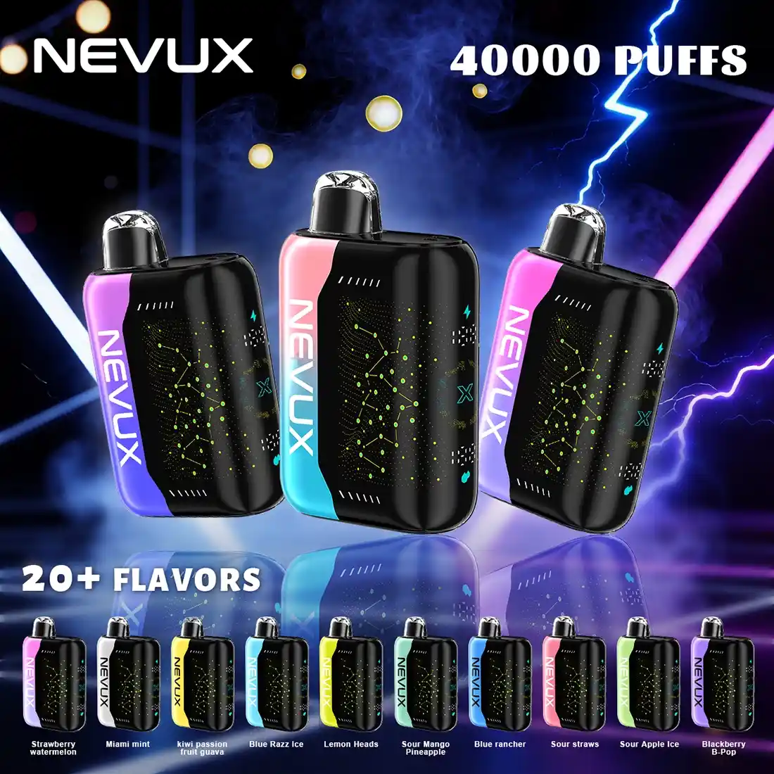 Nevux Pulse X 40K | Single Flavor Pack