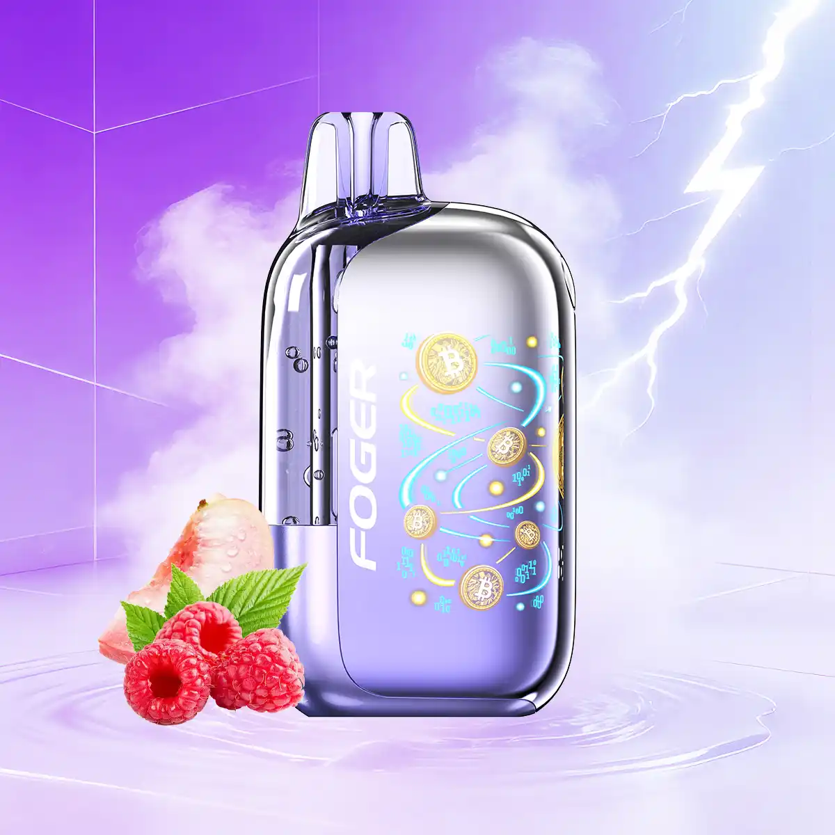 White Peach Raspberry | Foger Bit 35K Disposable Media Kit