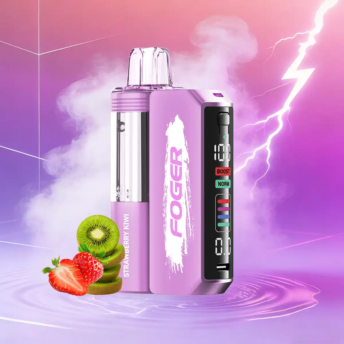 Strawberry Kiwi | Foger Switch Pro Kit 5% - 30K Puffs Disposable Vape