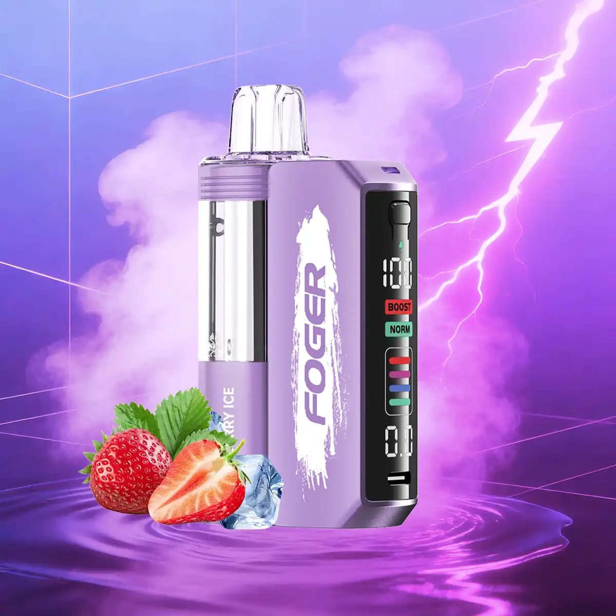 Strawberry Ice | Foger Switch Pro Kit 5% - 30K Puffs Disposable Vape
