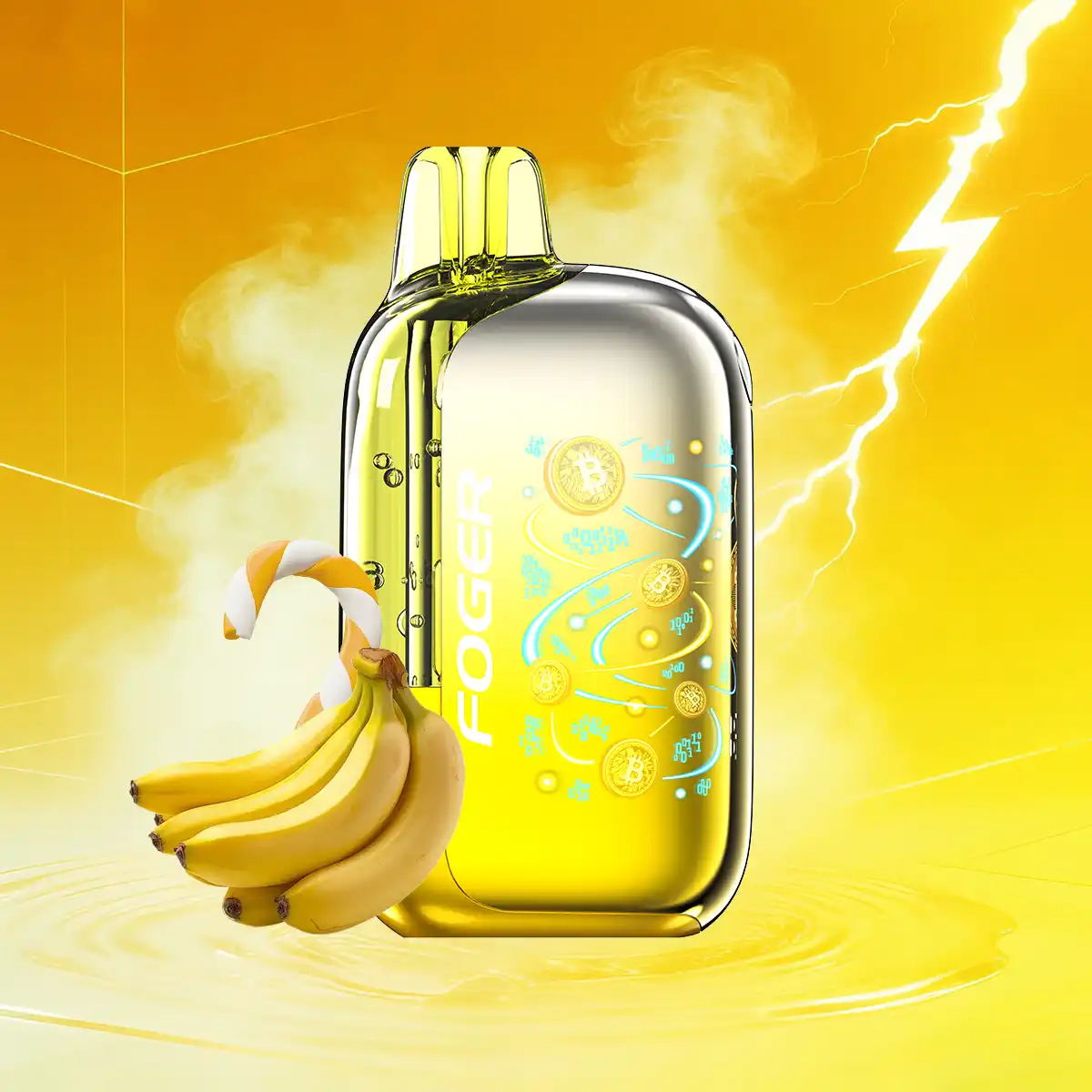 Banana Taffy Freeze | Foger Bit 35K Disposable Media Kit