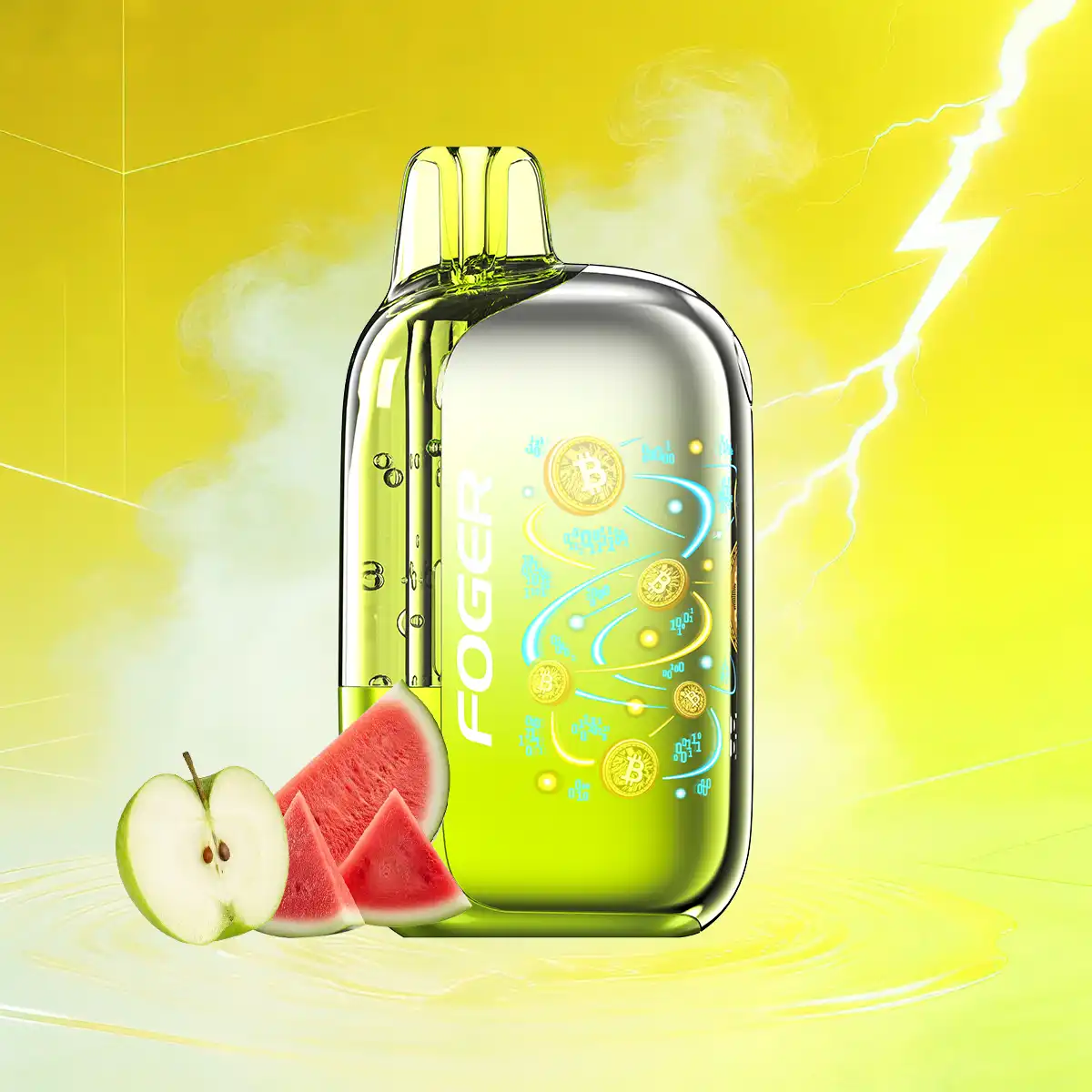 Sour Apple Watermelon | Foger Bit 35K Disposable Media Kit