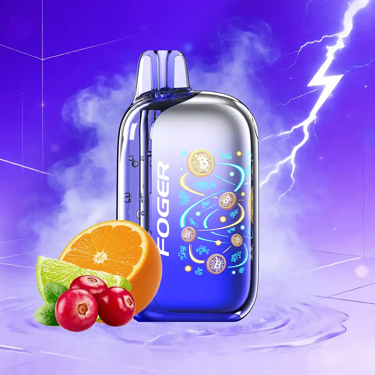 Orange Cranberry Lime Ice | Foger Bit 35K Disposable Media Kit