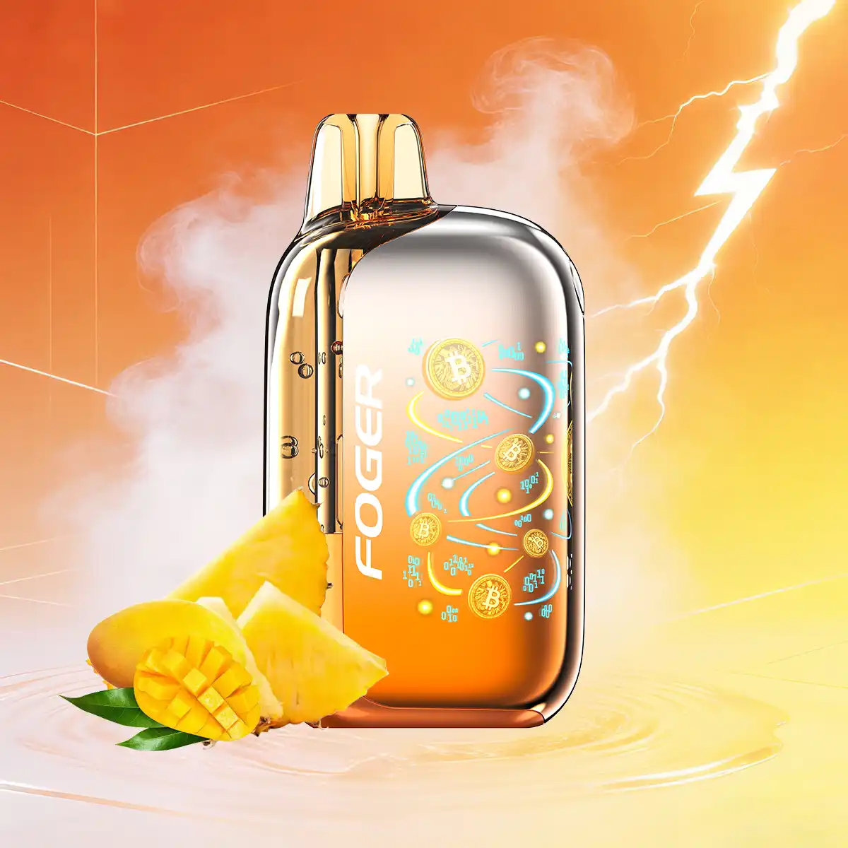 Sour Mango Pineapple | Foger Bit 35K Disposable Media Kit