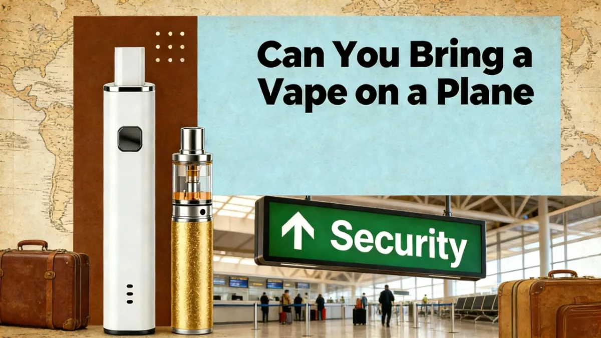 Can You Bring a Vape on a Plane ?