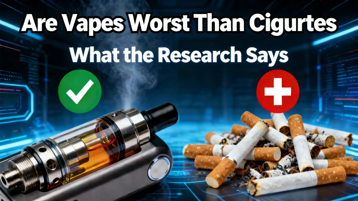 Are Vapes Worse Than Cigarettes ？