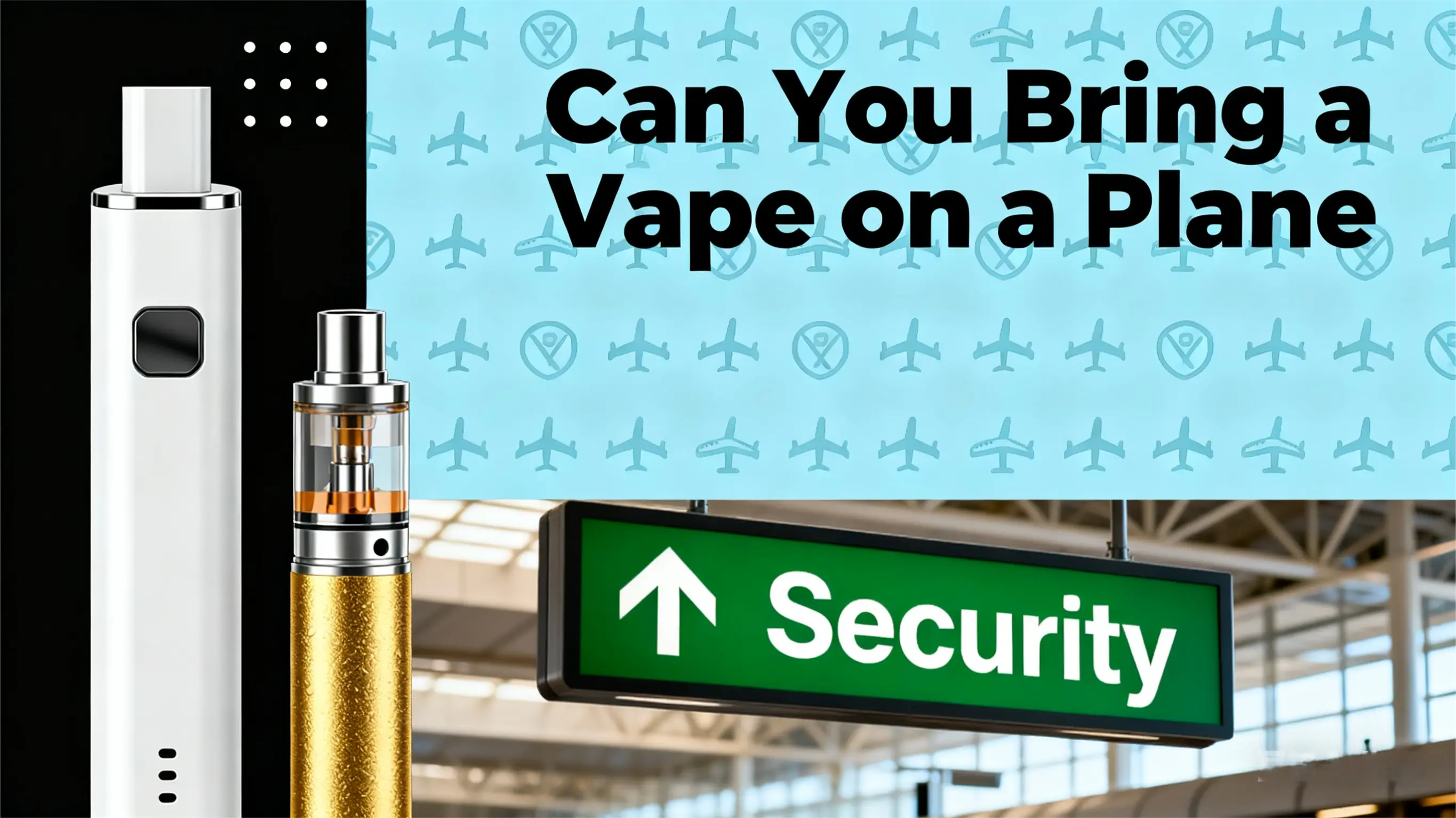 Can You Bring a Vape on a Plane ?