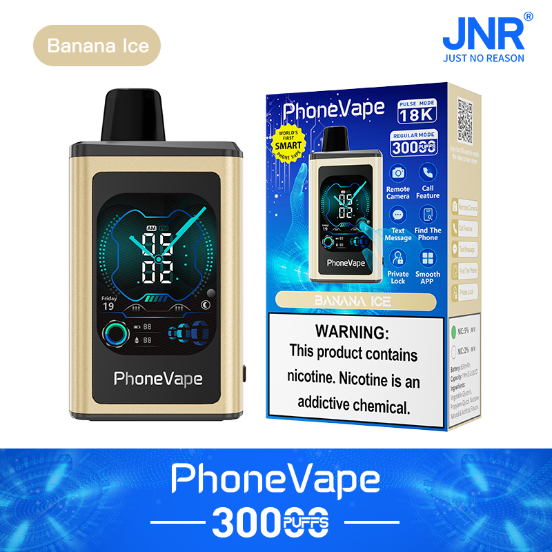JNR PhoneVape 30K Disposable Vape-Banana ice