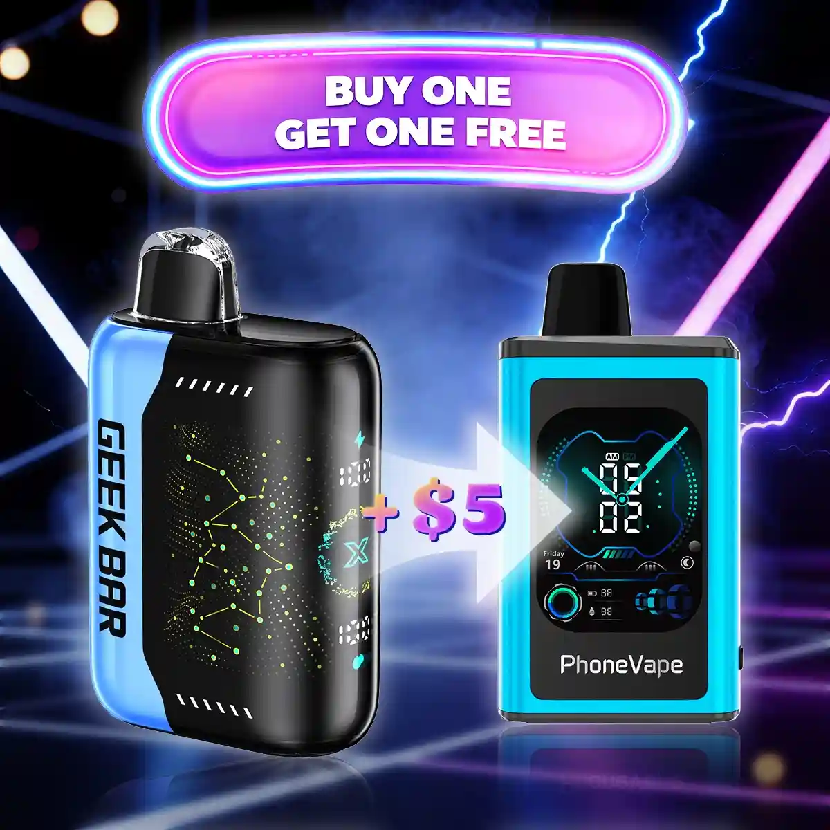 GEEK BAR 25K New Year Gift Pack Buy One Get One Free